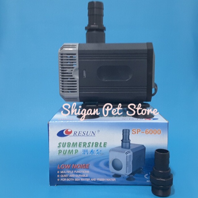 RESUN SP 6000 Submersible Pump Pompa Air Celup Aquarium Ikan Hias Kolam Koi SP6000