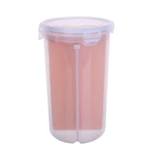Rice Beans Storage Jar With Seal Cover 4 Lattices Refrigerator