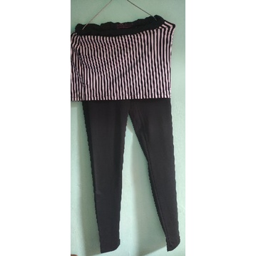 Preloved Celana Legging Olahraga Giordano Original