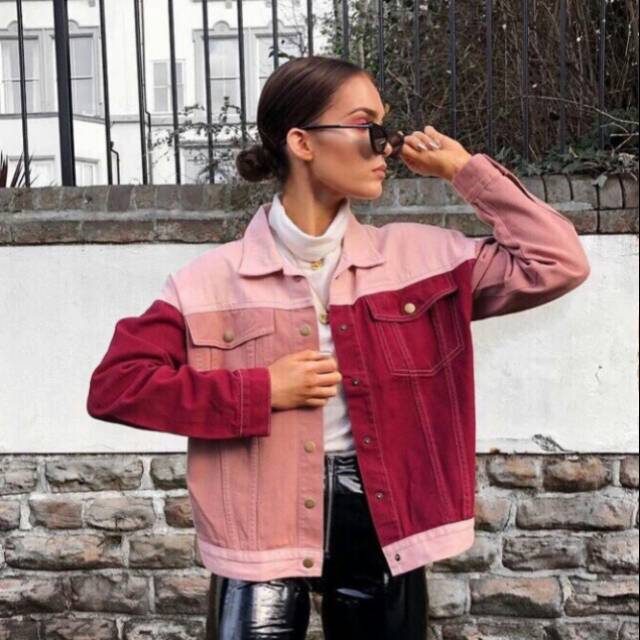 coloured denim