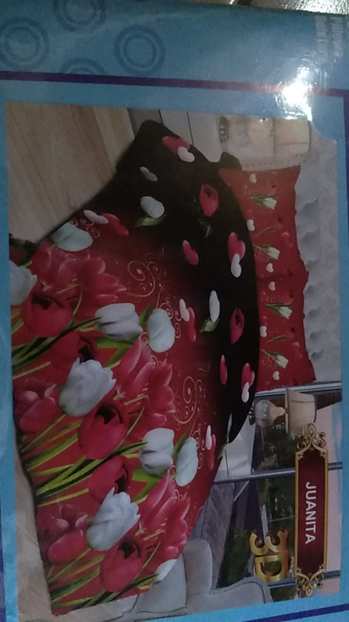 Sprei Bonita (varian A) Single Disperse 3d Ukuran 120x200 Cm
