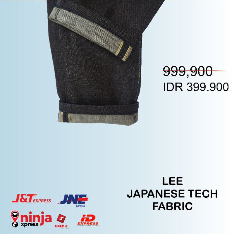 LEE JEANS SELVEDGE , JAPANESE TECH FABRIC, CELANA JEANS PRIA ORIGINAL, CRLANASELVEDGE