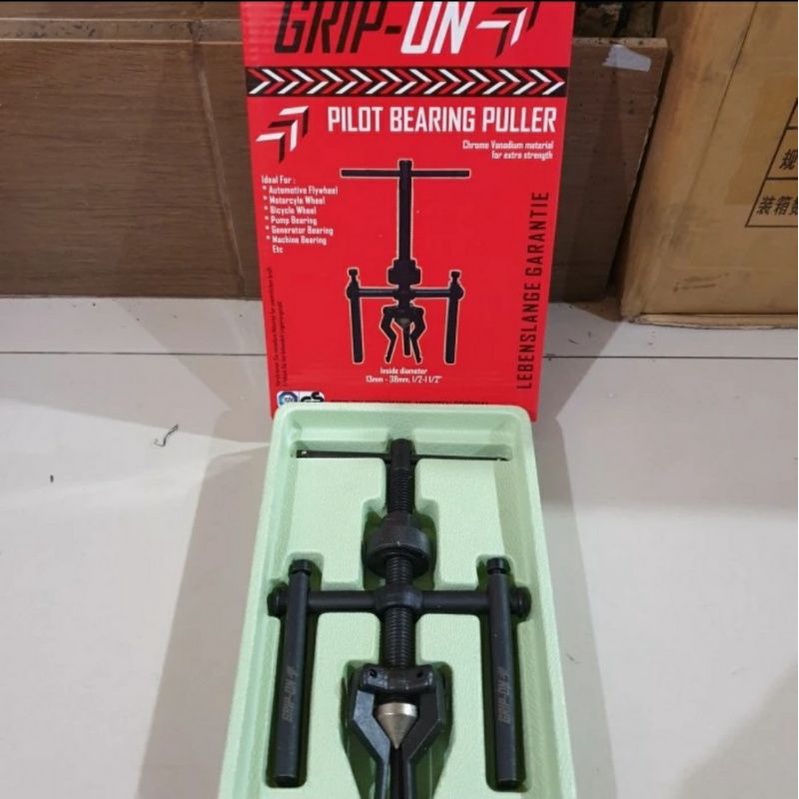 GRIP ON PILOT BEARING PULLER TREKER BEARING DALAM BUKA BERING LAHER DALAM GRIP ON