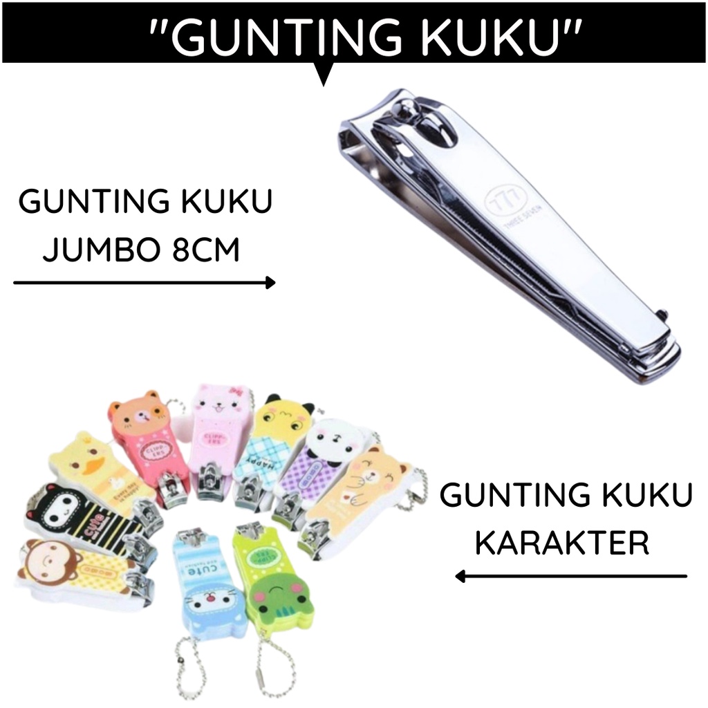 GUNTING KUKU KARAKTER BERAT 25GR/GUNTING KUKU JUMBO 8CM STINLESS