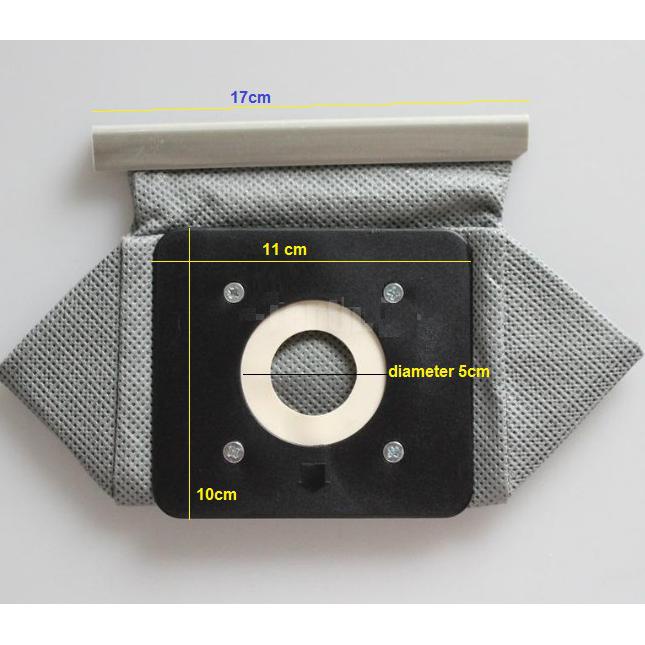 Silahkan Order] Kantong Debu Vacuum Cleaner Universal Kain Non Woven Dapat Dicuci - Type 2