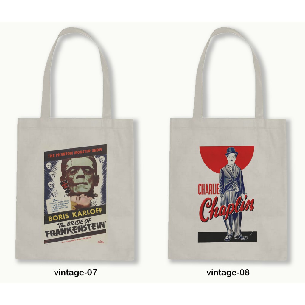 TOTE BAG BLACU 30X40 - VINTAGE FILM POSTER series.01