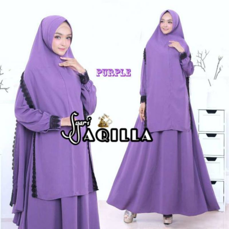 syari aqilla SET KHIMAR cuci gudang // khasanah syari // maryam syari // yasmin syari bisa cod