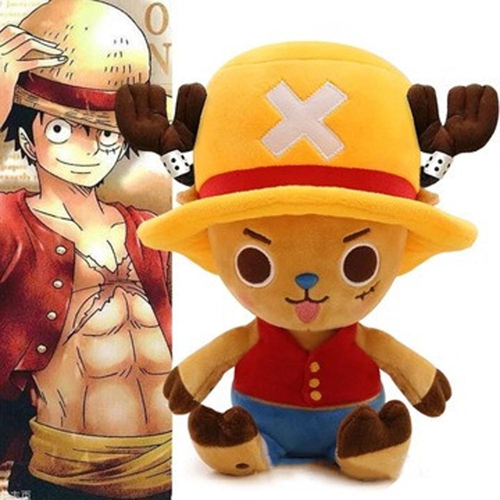 Nickolas1 Mainan Boneka Stuffed Plush Kartun Monyet Luffy Tony Chopper Untuk Anak