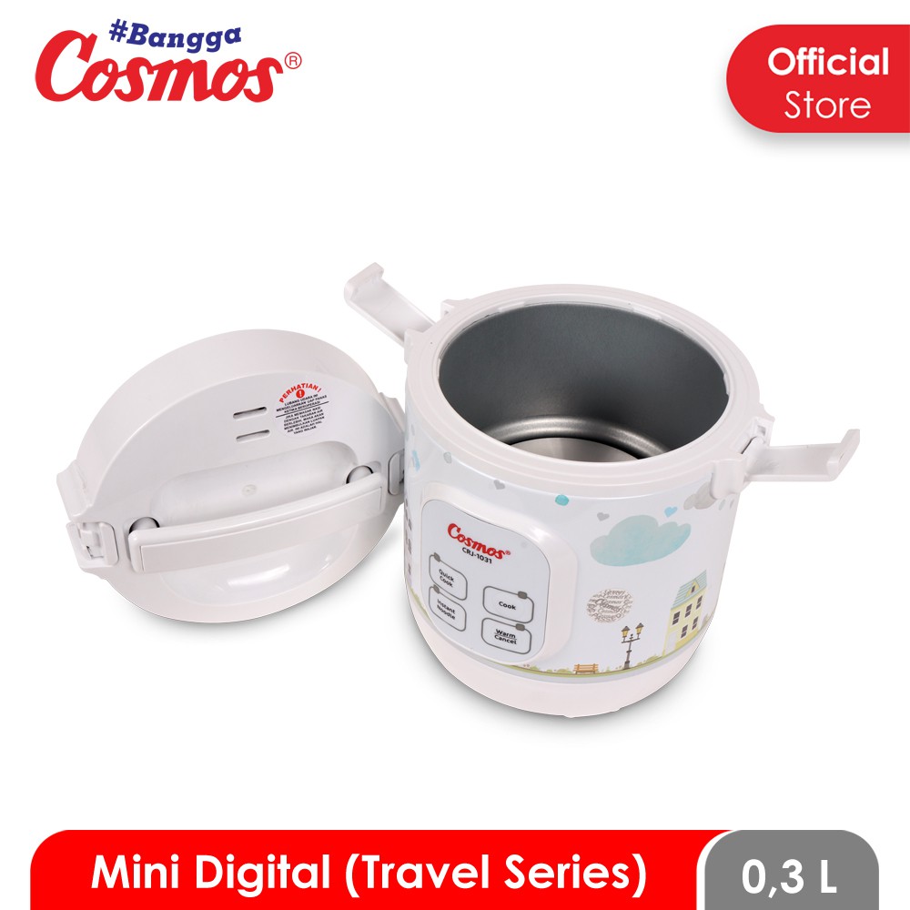 [ Cosmos ] Rice Cooker / Magic Com Digital Mini Cosmos Portable CRJ 1031 - Kapasitas 0.3 Liter