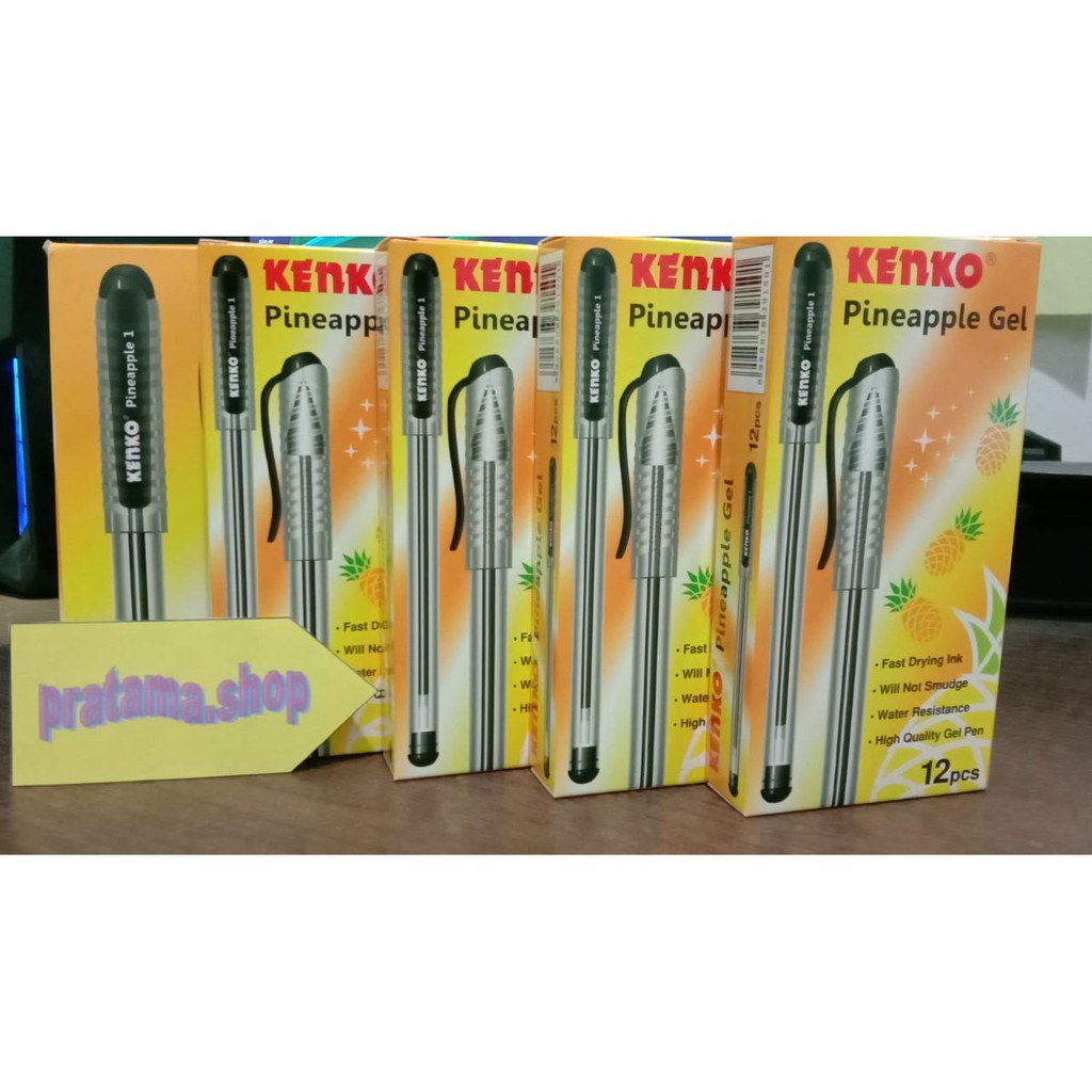 

Pulpen Pineapple Gel Black Kenko