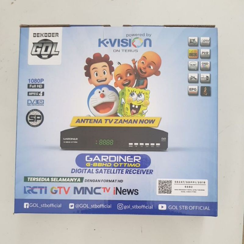 Jual Receiver gardiner ottimo by K vision 1koli(20pcs) Shopee Indonesia