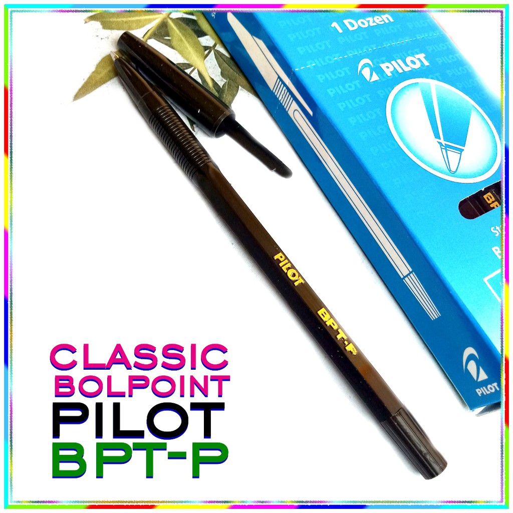 

1x sebiji balpoin Pilot BPT-P pulpen bopen pulpen bolpoin tinta hitam
