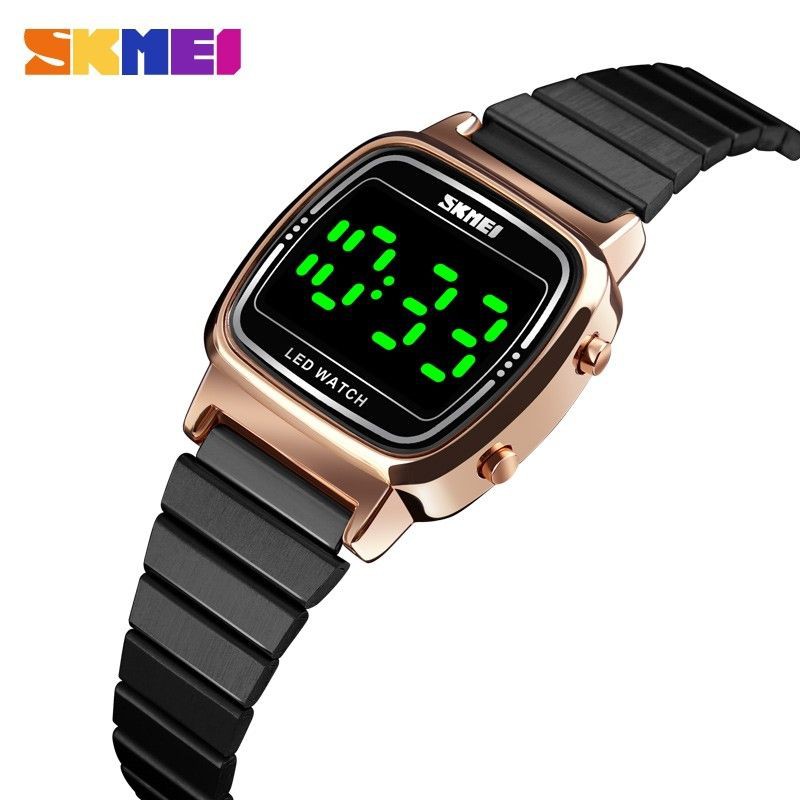 Jam Tangan Wanita skmei 1543 LED Digital original bergaransi Tahan Air