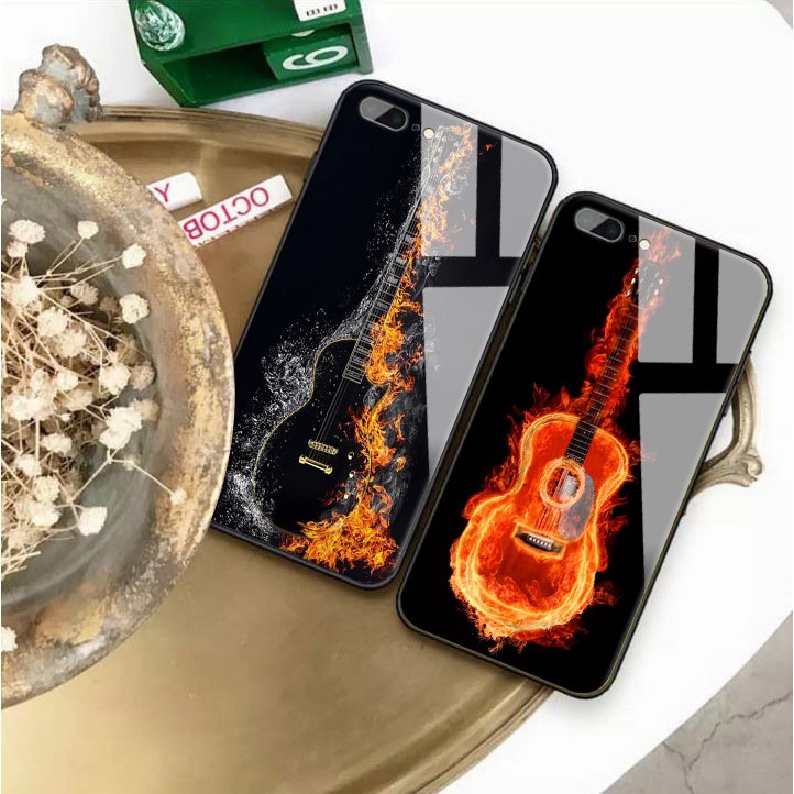 [K45] SoftCase Glass For Oppo Vivo Xiaomi Samsung Iphone Realme a12 a31 a5s a52 a91 a92 a3s a37