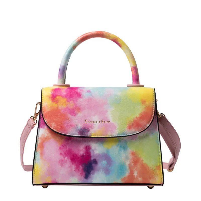 Tas Charles N Keith Rainbow 100% Import Real Pict Ya