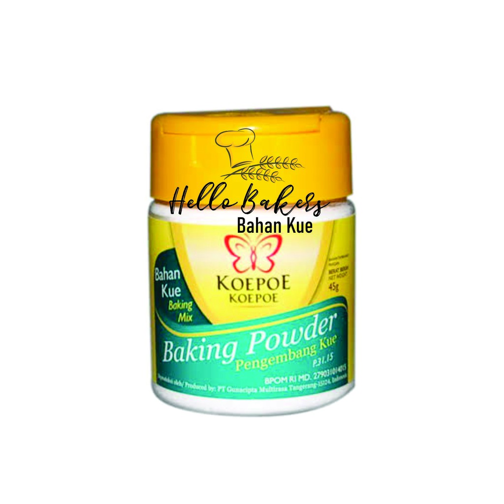 

BAKING POWDER KOEPOE 45GR / BAKING POWDER / KOEPOE KOEPOE