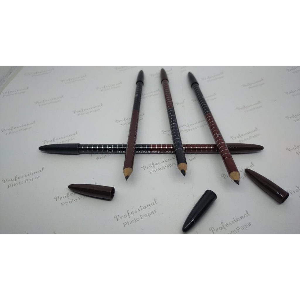 PENSIL ALIS DUA WARNA HITAM &amp; COKLAT KISS-KISS ELIZE