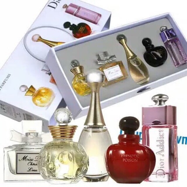 Parfum Dior miniatur set 5in1