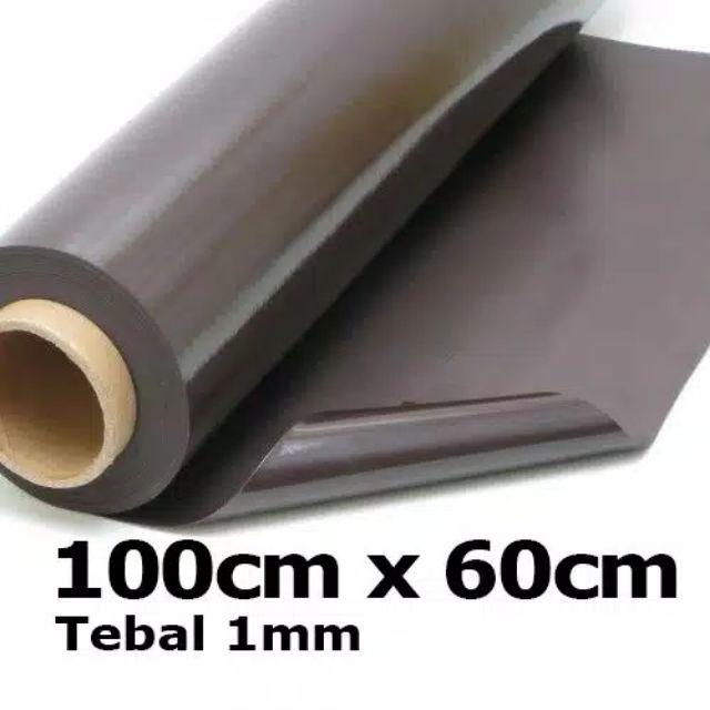 Magnet Lembaran Karet Sheet Rubber Panjang 100cm X Lebar 60cm X Tebal 1mm