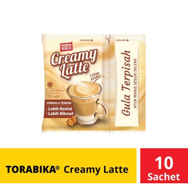 

Torabika Creamy Latte 25gr isi 10 Sachet