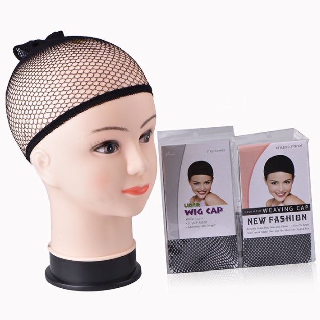 Wig Cap Hair Nett Pasang Wig Jaring Rambut Palsu Hijab Kerudung Elastis Stretch