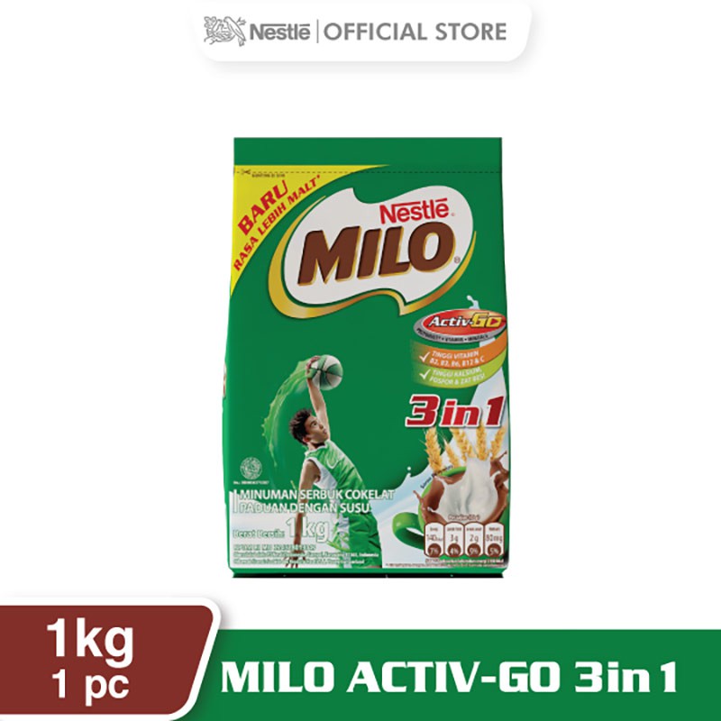 

PROMO MILO ACTIV-GO 3 IN 1 POUCH 1 KG TERMURAH