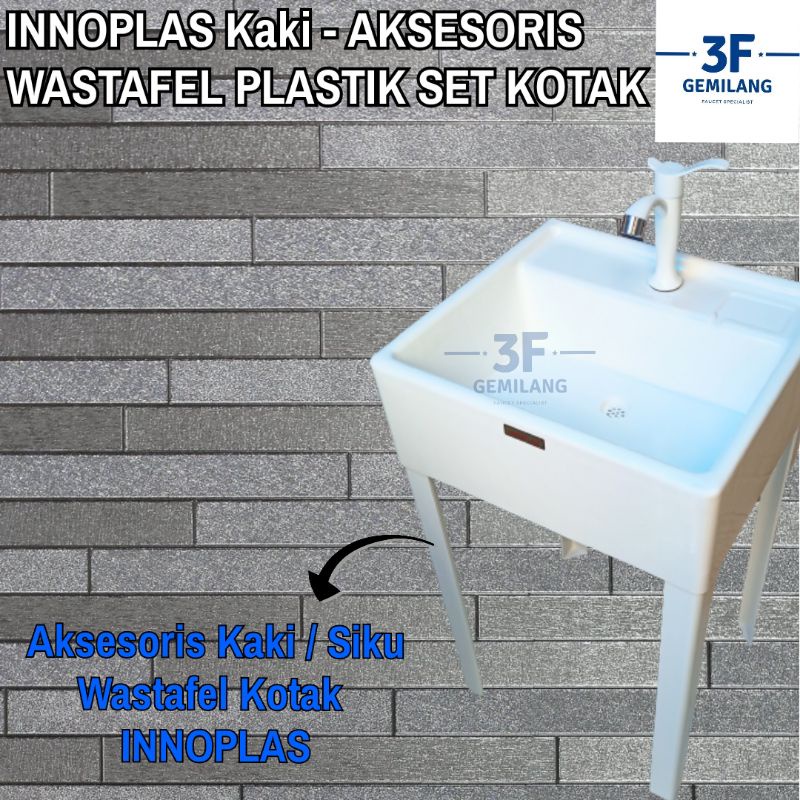 Wastafel Plastik SET INNOPLAS Model KOTAK - Wastafel Portable Plastik - Washtafel Cuci Piring