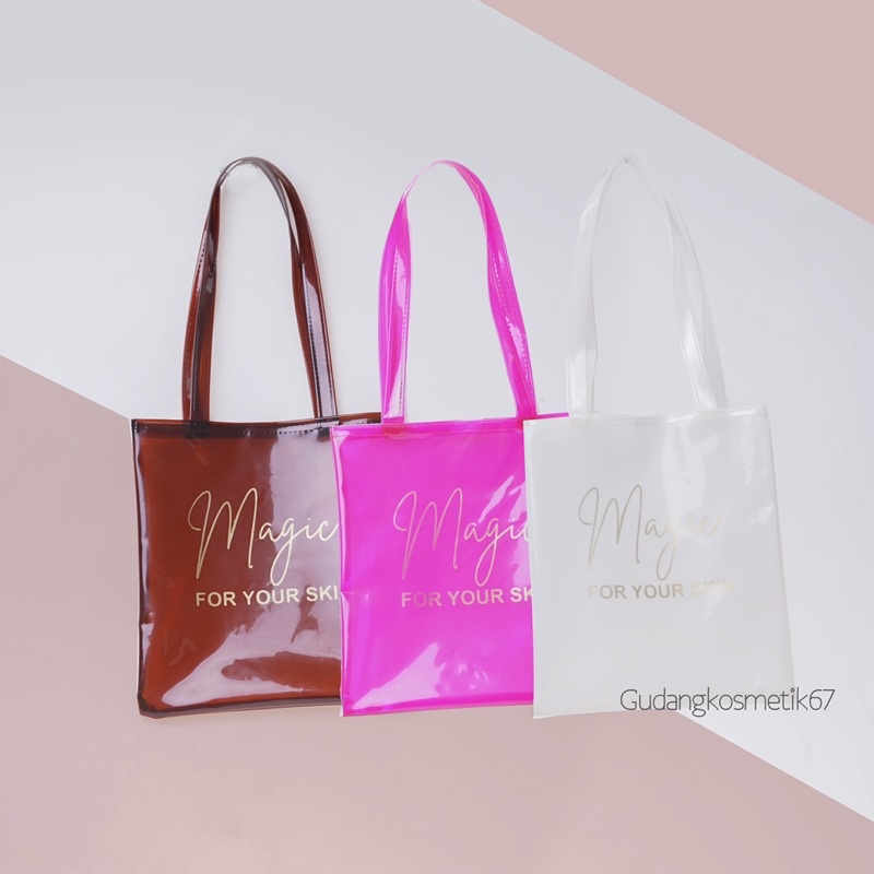 TOTEBAG MIKA BESAR MAGIC FOR YOUR SKIN TOTEBAG MIKA POLOS TOTEBAG CUSTOM TOTEBAG MS GLOW TOTEBAG COS