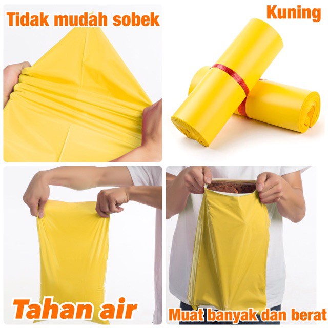 Plastik Packing Online Shop / Plastik Polymailer Kualitas PREMIUM uk 20x30 isi ±100 Pcs