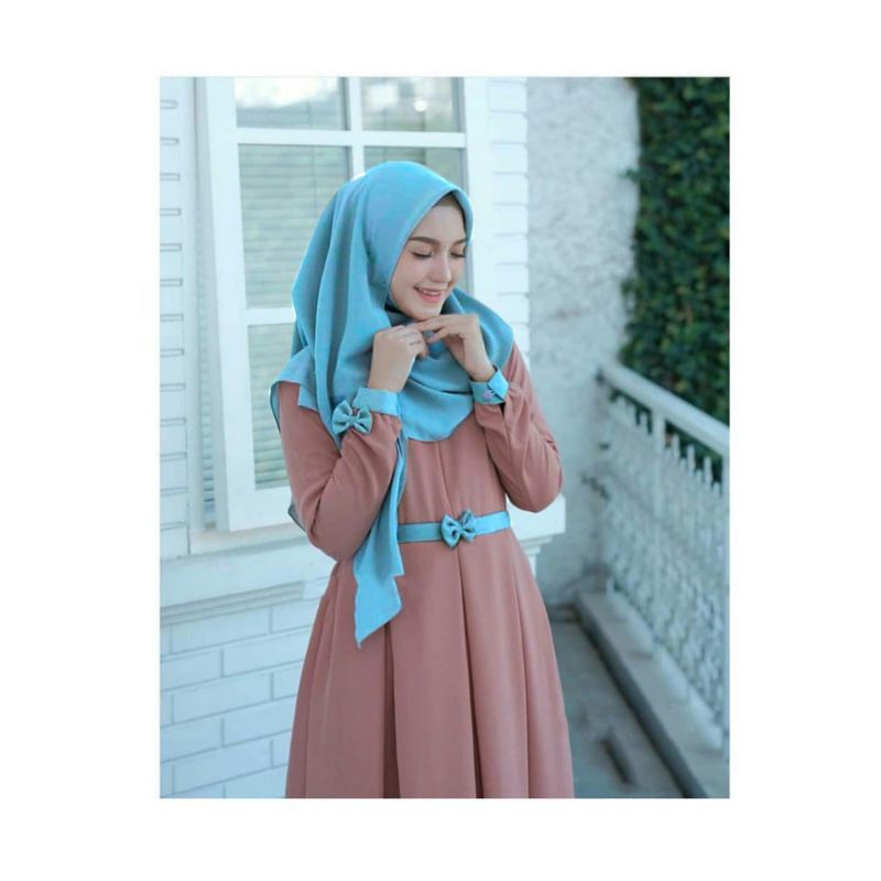 GAMIS / Dress Gamis Muslim REVALINA Gamis Remaja Terbaru Busui