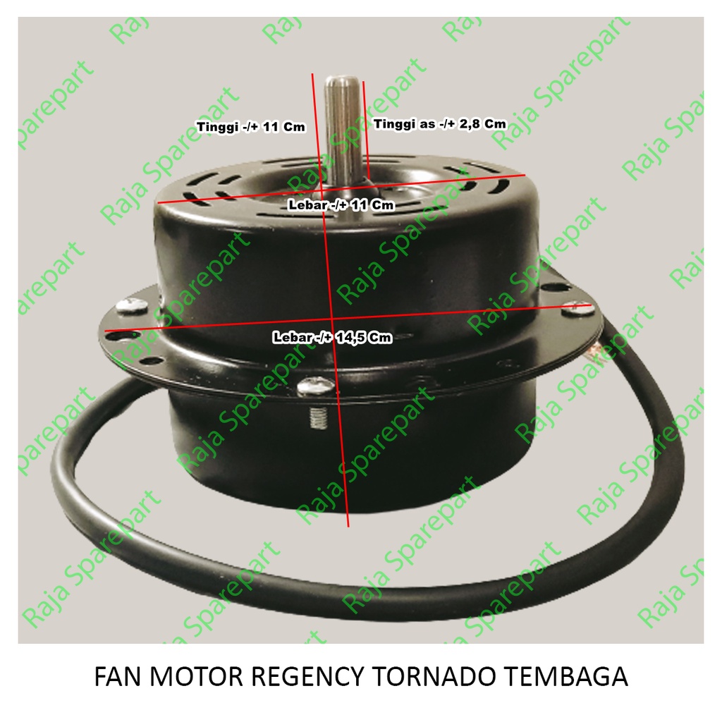 FAN MOTOR REGENCY TORNADO TEMBAGA