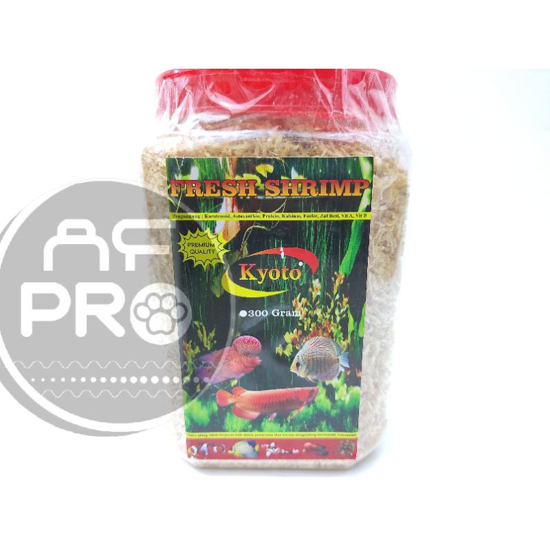 Makanan ikan hias FRESH SHRIMP KYOTO UDANG 300GR