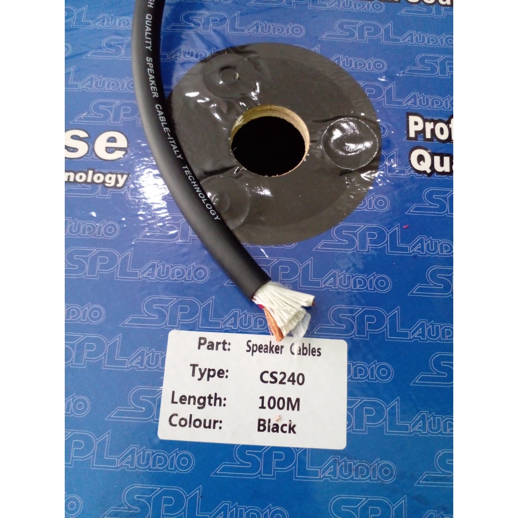 KABEL SPEAKER SPL AUDIO 2 X 4 MM CS-240 Kabel Speaker Isi 2 X 4MM