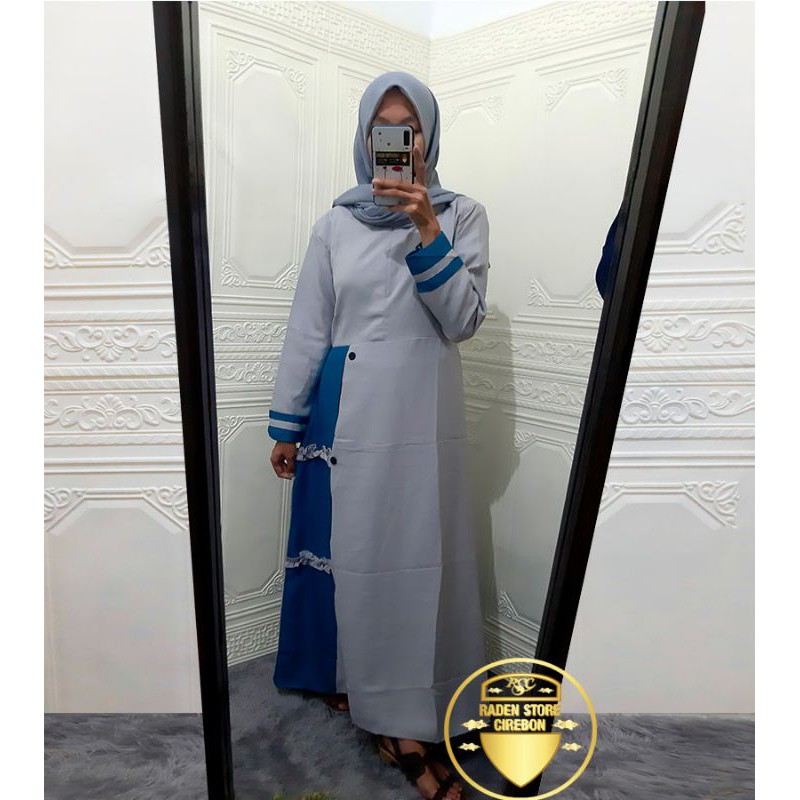 Gamis Moscrepe Safina / Gamis Sari Muslim