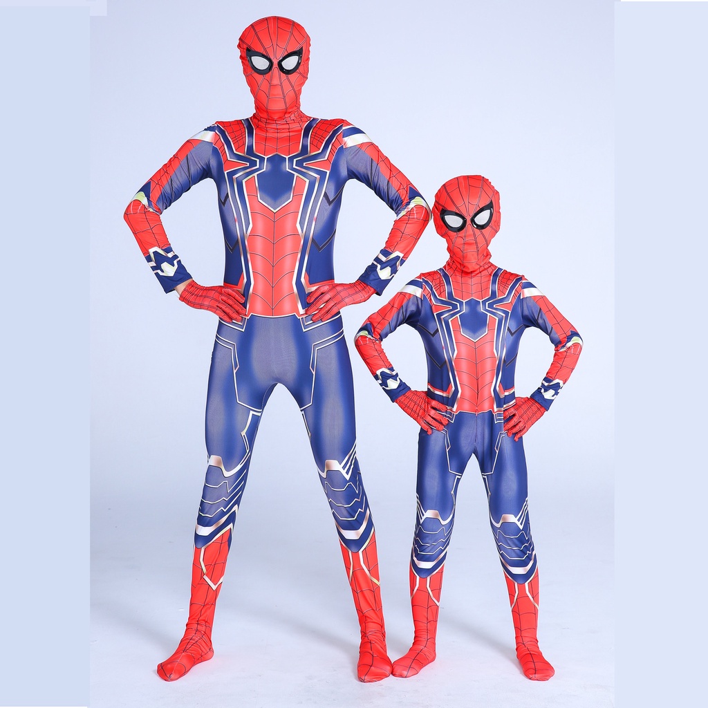 Cosplay cowok Kostum Iron spiderman homecoming far from home anak superhero avengers