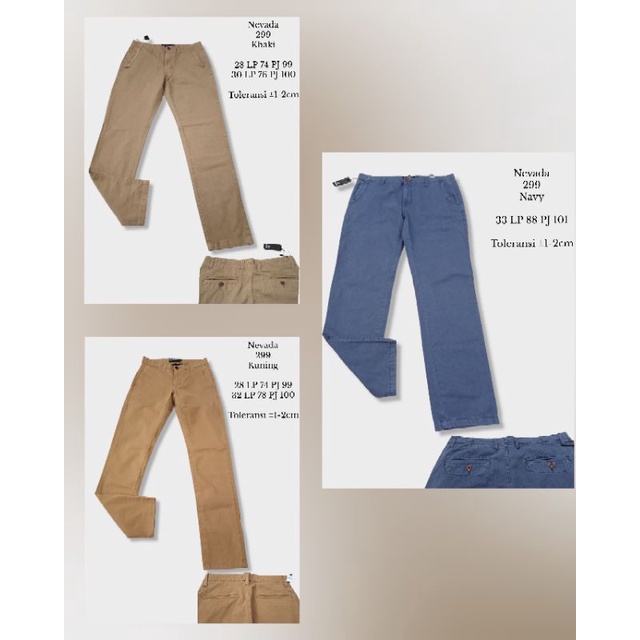 CELANA PANJANG PRIA NEVADA ORIGINAL