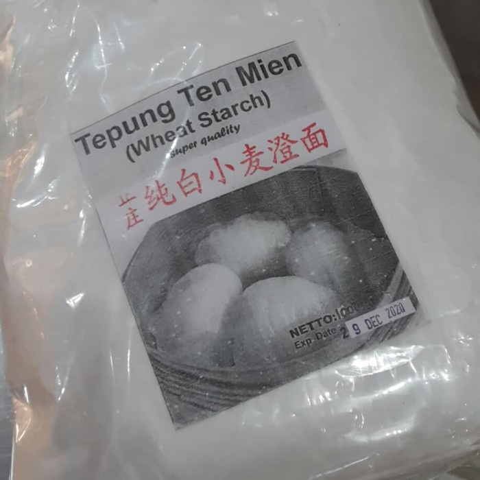 

cs01477 Tepung Teng Mien Wheat Starch Super Untuk Dimsum 1000Gr Da01D100