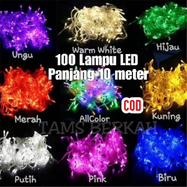 LAMPU TUMBLR LED TWINKLE ORIGINAL 10 METER 100 LED