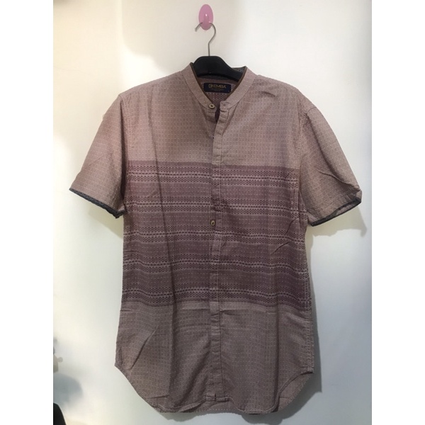 Emba Kemeja Koko Pria Salur Merah