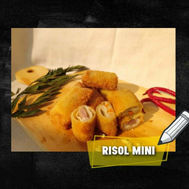 

Risol Mini berbagai varian ada Sosis Mayo, Hot Sosis Mayo, Rogut dan Hot Rogut