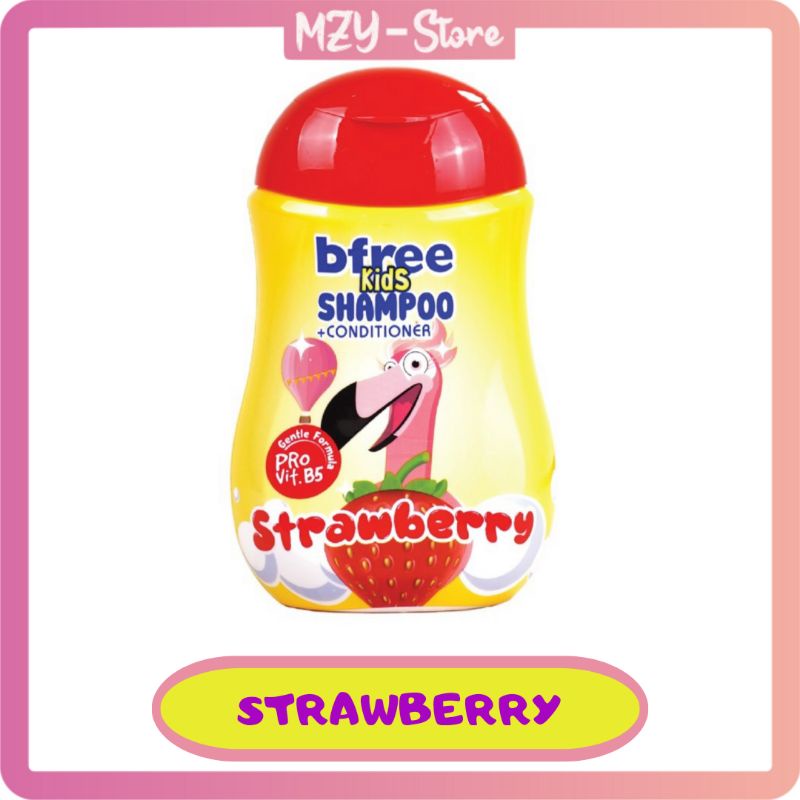 BFREE Kids Shampoo + Conditioner 200 ml 4 Aroma Buah BFree Kids Strawberry BFree Kids Grape BFree Kids Orange BFree Kids Honeydew