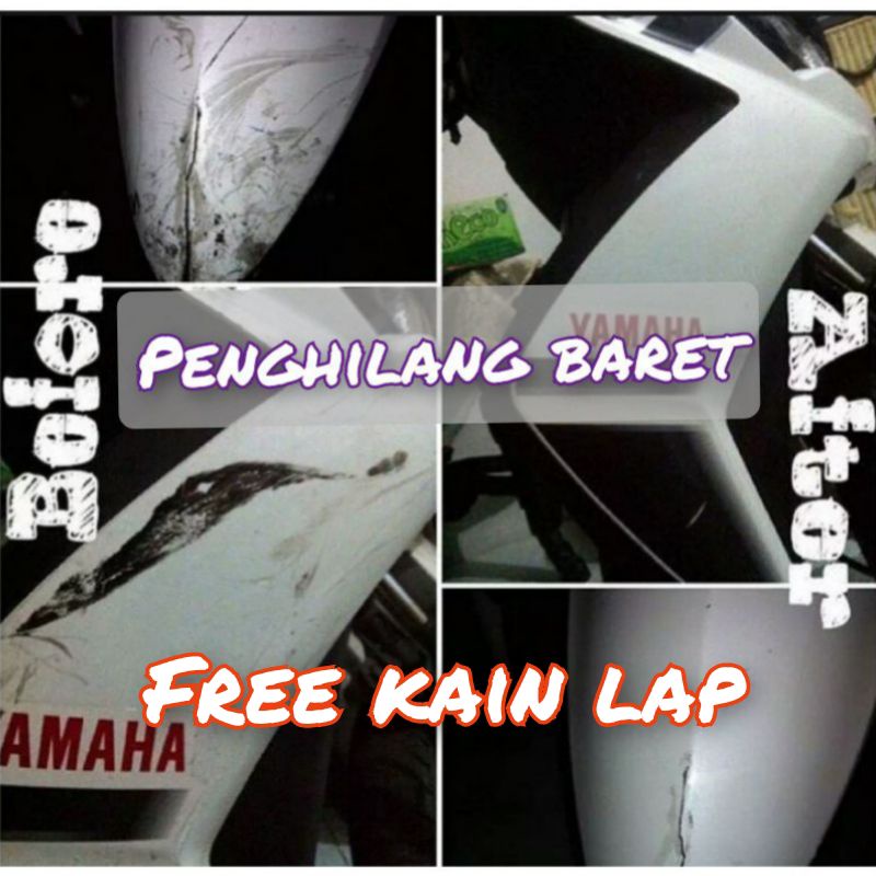 Penghilang baret di motor.helm.mobil BONUS KAIN LAP