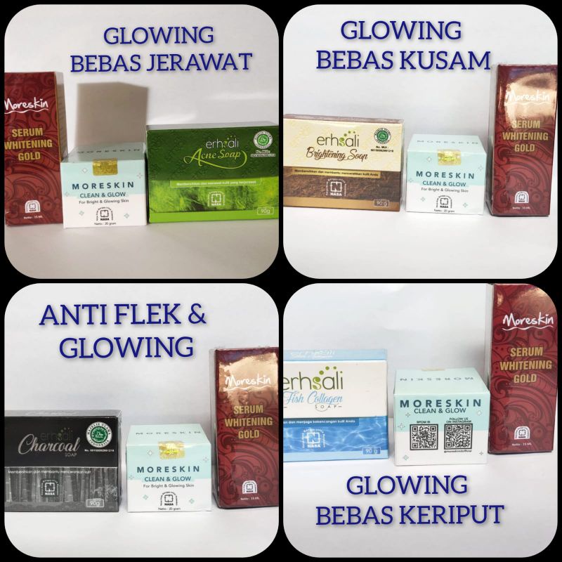 [COD] PAKET WAJAH GLOWING - WAJAH CERAH - WAJAH BEBAS FLEK - PRODUK NASA