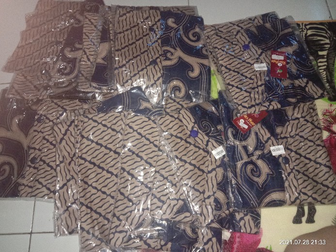 Atasan Batik Dolby Dolbi Dobby Doby Tenun Sutra Tulis Halus Katun Atbm Baron ,sarombit Atasan