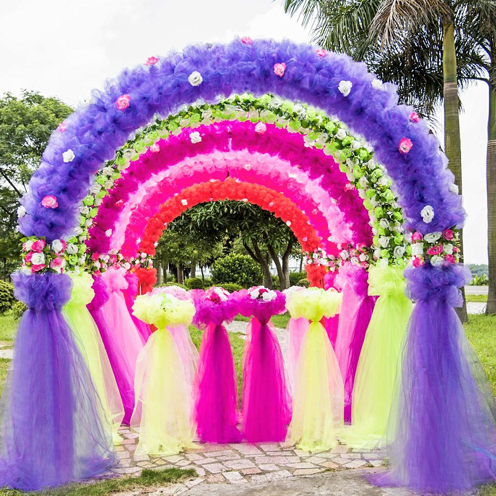 R-flower Lingkaran Balon Stand Baby Shower Decor Dekorasi Pernikahan Hoops DIY Wreath Frame