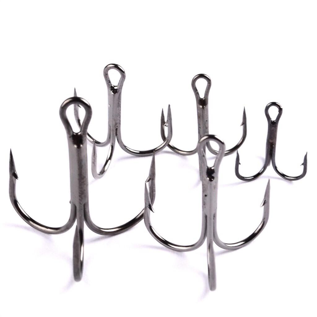 Kail Pancing Treble Fishing Hook Trebel Hook Per PCS 2/0 Dua Nol