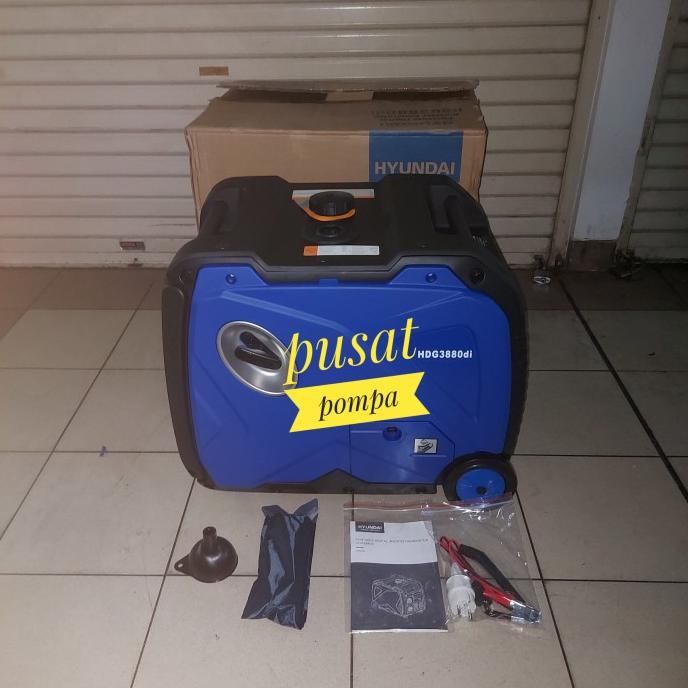 Genset HYUNDAI HDG 3880di Genset Silent inverter Portable 3000 watt