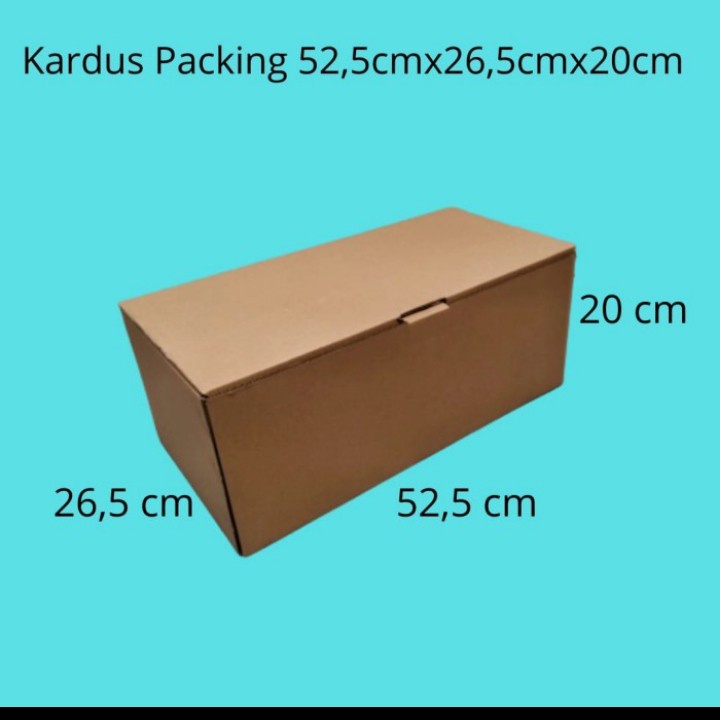 

KARDUS PACKING 52,5cm x 26,5cm x 20cm