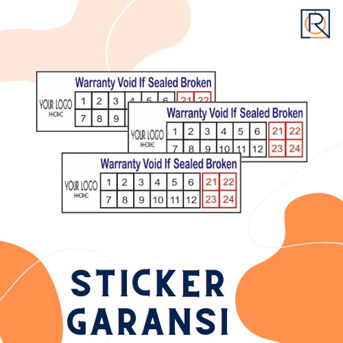 

Cetak Kilat Stiker Garansi kertas pecah telur Ukuran kertas A4