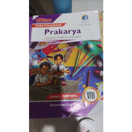 

LKS prakarya SMP kelas 2 penerbit Galileo Ranca Gemilang semester ganjil bekas